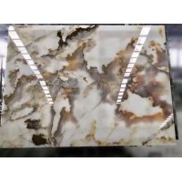 Brown/Green/White Marble/Stone/Onyx for Slab/Countertop/Vanity/Table Top/Bathroom/Tiles/Flooring/Bac