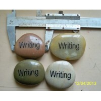 Natural Stone Craved with Letter for Gifts