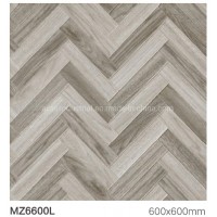 Wholesale Herringbone Wood Look Ceramic Glazed Tile for Apartment Project