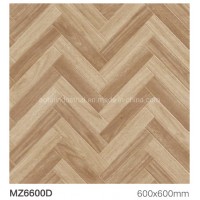 Discount Herringbone Wood Look Ceramic Glazed Tile for Apartment Decoration