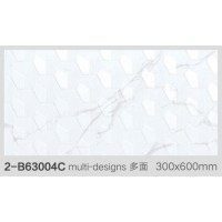 12X24 Inch/30x60 Cm White Carrara Glazed Wall Tile for Bathroom and Kitchen