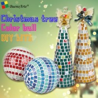 Christmas Tree Ball Kits DIY Handmade Mosaic Material Pack Christmas Gift Creative Decoration Items
