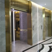 Customized Door Frame Gold / Rose Gold/ Black Stainless Steel Glass Door Frame or Elevator Frame