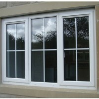 Vinyl UPVC Patio Doors Top Hung Window Casement Windows