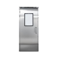 50mm Thick Stainless Steel Single Fire-Proof Door for Cleanroom with Ce ISO Certificate