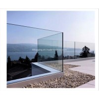 Durable Easy to Install Frameless Glass Railing Glass Balustrade Glass Fence Glass Railing Stair Rai