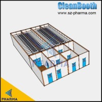 New Zealand 60 Square Meters Cleanroom Hard Wall Sandwich Panels