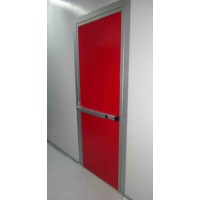 Cleanroom Safety Steel Door with Steel Frame and No Window Emergency Safety Push Rod Supplier in Sha