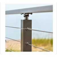 High Quality Durable Stainless Steel Wire Cable Railing / Balustrade / Handrail with Stainless Post