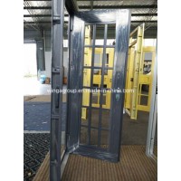 Building Project Water Proof Sunproof Security Steel Glass Door W-Bt-08