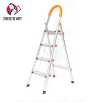 En131 Approved 4 Step Aluminum Household Ladder