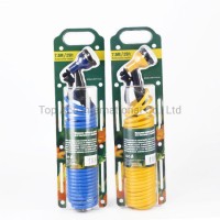 Hot Selling 7.5m EVA Transparent Colorful Coiled Water Hose