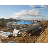 Structural Steelworks Building for Warehouse and Hangar