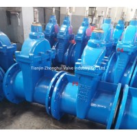 Flanged Resilient Seat Non-Rising Stem Gate Valve Made in China Factory