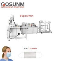 Inner Mask Machine safety Full Automatic Inner Earloop Flat Face Mask Making Machine Production Line