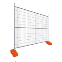 Weld Mesh Temporary Fence/Traffic Temporary Fencing/ Galvanized Steel Temporary Fence with Concrete