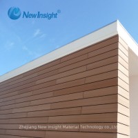 Maintenance-Free Exterior Wood Plastic Composite WPC Wall Panel