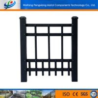 Pengxiang Ornamental Galvanized Steel Stair Step Wrought Iron Staircase Railing in Shandong