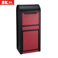 Amazon Hot Sale Outdoor Waterproof Parcel Box Galvanized Steel Package Drop Box Customized Delivery
