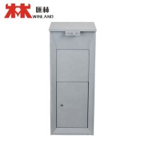 Outdoor Waterproof Galvanized Steel Package Parcel Drop Delivery Box with Anti-Rust and Anti-Theft D