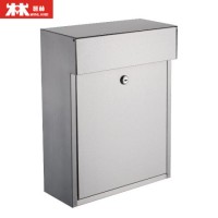 Apartment Customized Wall Mounted Galvanized Steel Mailbox Letter Box with Lock Waterproof and Anti-