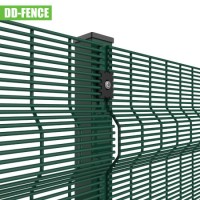 358 Mesh Security Fencing /Anti Climb Anti-Cut Fence for Yard   Prison Airport Border Gas Refin