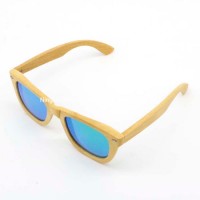 2020 Eyewear OEM Fashionable Shine Frameless Bamboo Sunglasses