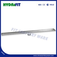 Hot Sale Stainless Steel 304 SS304 Tile Insert Vertical Outlet Linear Shower Drain Without Flange Li