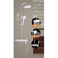 Bathroom Shower Faucets Shower System with Tablet  More convenient for Store Shower Gel etc. E70301