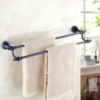 Flg Bathroom Accessories Double Towel Bars Wall Mount