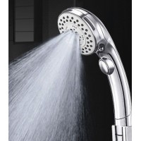 Amazon hot sale Asia Button handheld shower set  water stop  pressurization  bathroom shower head wi