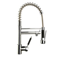 UPC Industrial Spring Neck Commercial Public Kitchen Tap Faucet for South America