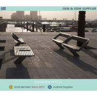 OEM Modern Outdoor Metal furniture Bench Seats Supplier