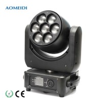 7X40W RGBW 4in1 Color Beam Motorized Zoom Wash LED Moving Head Lights
