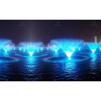 Interactive Modern Fountain Dancing Water Jet Morning Glory Pool Fountain