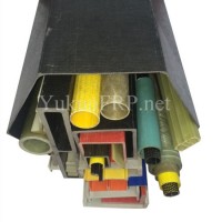 Factory Outlet Pultruded Glass Fiber Reinforced Plastic FRP Profile