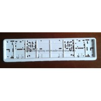 White Number Plate Holder & License Plate Frame