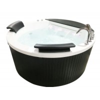 2020 New Design Luxury Waterfall Round Shape Hot Selling Outdoor Tub Jacuzzi (Q430B)