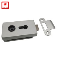 Zinc Alloy Glass Handle Door Hardware Combination Security Lock Cylinder Mortise Safe Door Lock (GLH