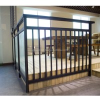 New Powder Coated Aluminum Tempered Glass Railing Handrail Stair Balustrade Used Pool Fence Home Han