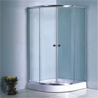 Chromed Aluminium Alloy Corner Shower Bath Cubicle Price Sale