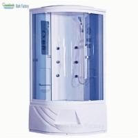 Steam Shower Room Cabin with Whirlpool Tub