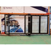 China Products/Suppliers. Aluminium Folding Door with Clear Double Glass Anti-Pinch Bi Fold/Patio Do