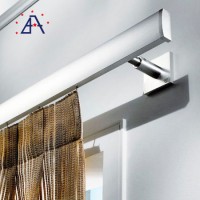 Various Style Powder Coating Extrusion Aluminum Curtain Rod