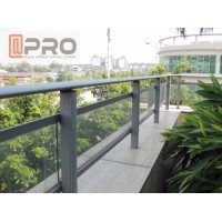New Design Decorative Glass Villa Fence Stair Steps Handrail and Balcony Railings Aluminum Interior