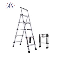 Portable Folding3 4 5 8 Steps 330lb Capacity Household Aluminum Step Ladders