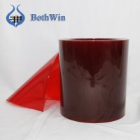 Red Welding PVC Strip Curtain