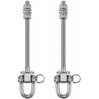 Permanent Antirust 304 Stainless Steel Heavy Duty Swing Hanger Swing Hooks for Wood and Steel Beam Y