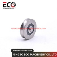 U Shape Grooved Guide Ball Bearing S608-2RS (5/16") with Shaft for Linear Rail