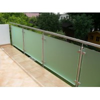 OEM Metal Stainless Steel Glass Railing/Handrail/Balustrade for Balcony/Terrace/Indoor Staircase/Sta
